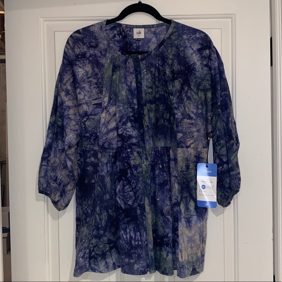 🔥 NWT CAbi Tie Dye Woodstock Top Spring 2020 Size Medium - Picture 9 of 9